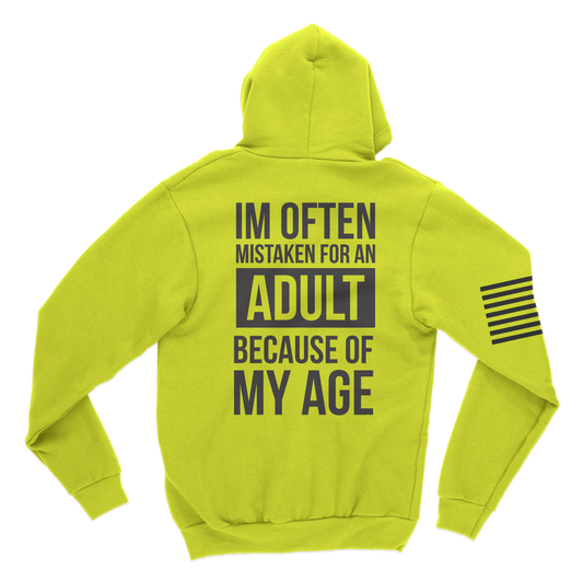 Mistaken As An Adult Hoodie