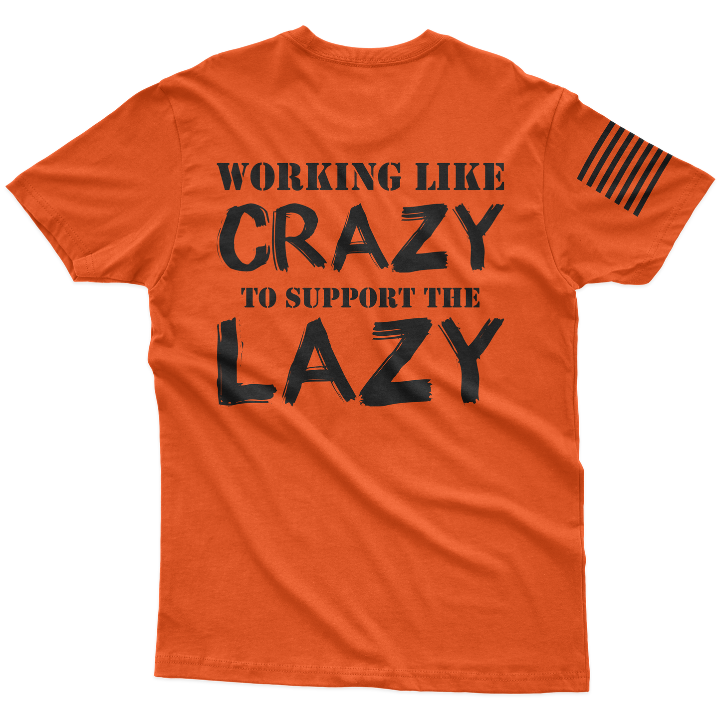 Support The Lazy Hi-Vis T-Shrit
