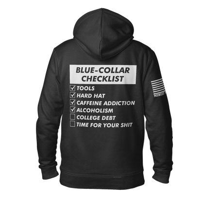 Blue-Collar Checklist Hoodie