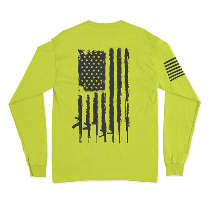 Armed Flag Long Sleeve Shirt