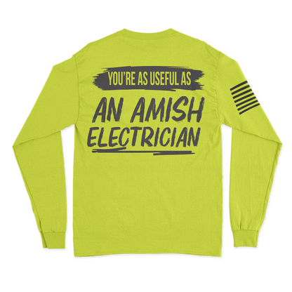 Amish Electrician Long Sleeve Shirt