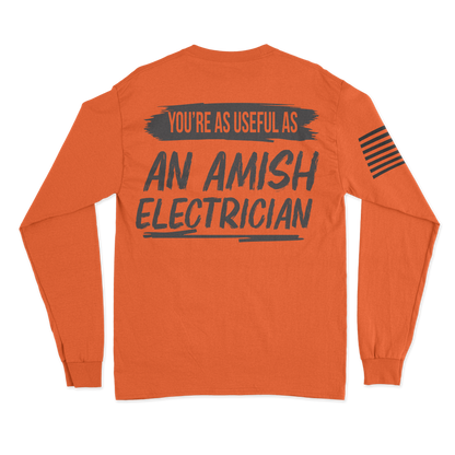 Amish Electrician Long Sleeve Shirt