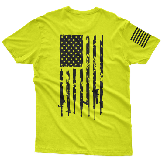Armed Flag Hi-Vis T-Shirt