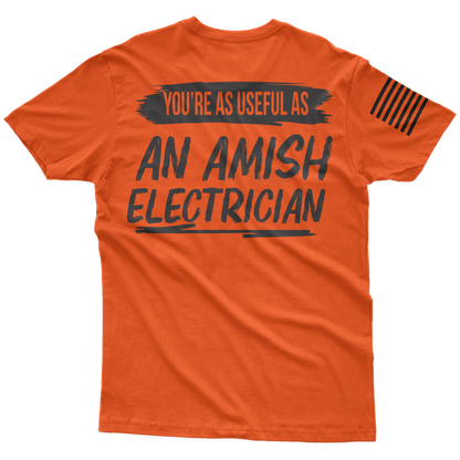 Amish Electrician Hi-Vis T-Shirt