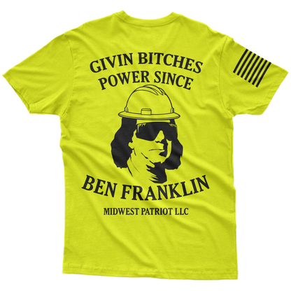 Ben Franklin Hi-Vis T-Shirt