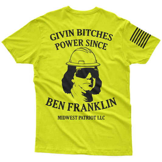 Ben Franklin Hi-Vis T-Shirt