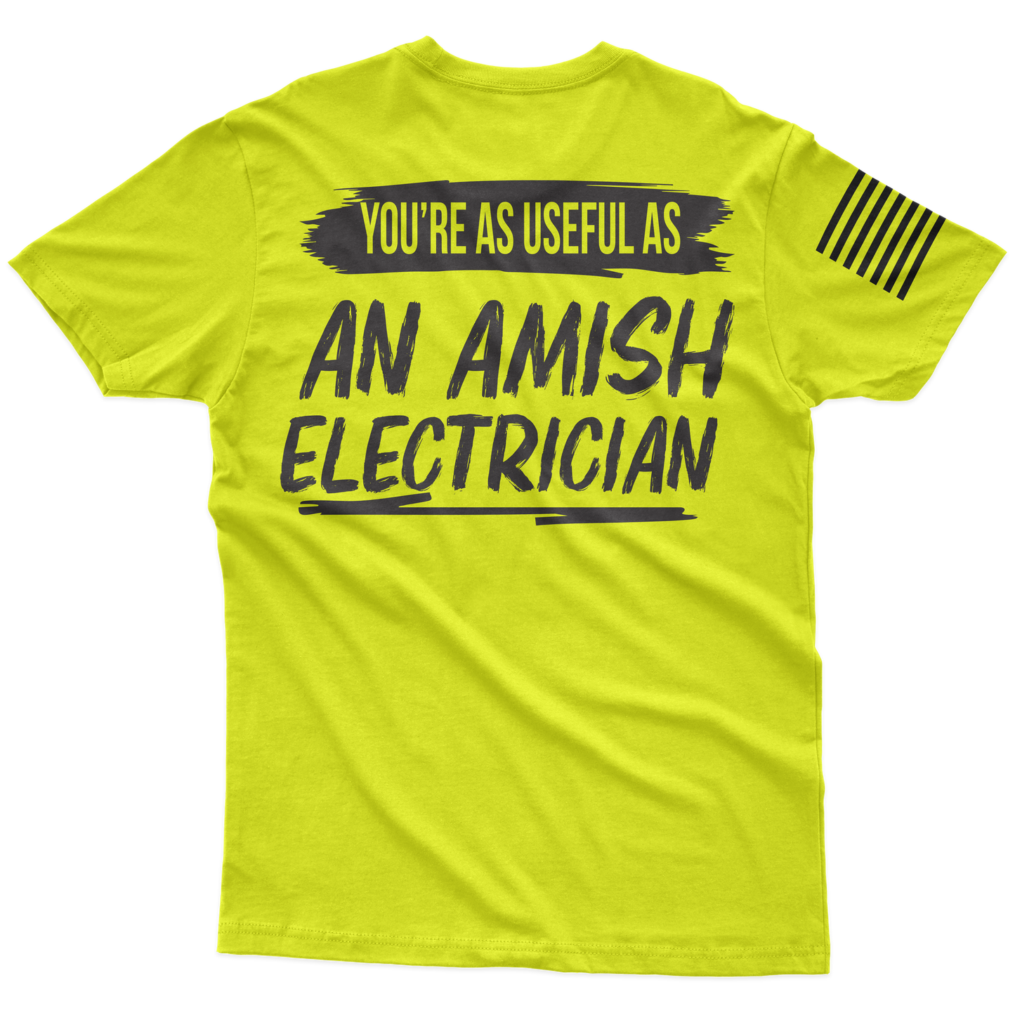 Amish Electrician Hi-Vis T-Shirt