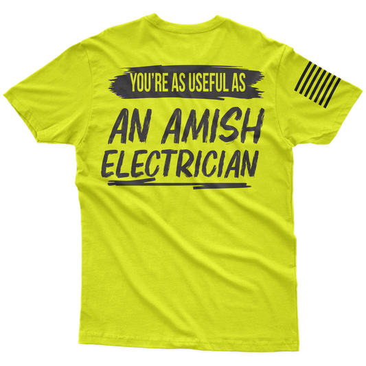Amish Electrician Hi-Vis T-Shirt